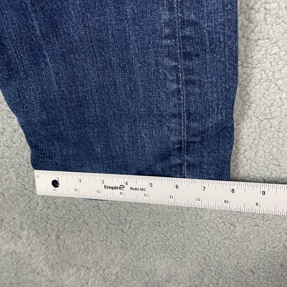 MISS ME Signature Rise Boot Cut Jeans Womens 29x33 Thick Stitch Distressed - Picture 5 of 16